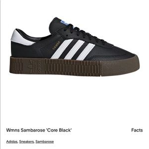 Adidas Sambarose Core Black Sneakers